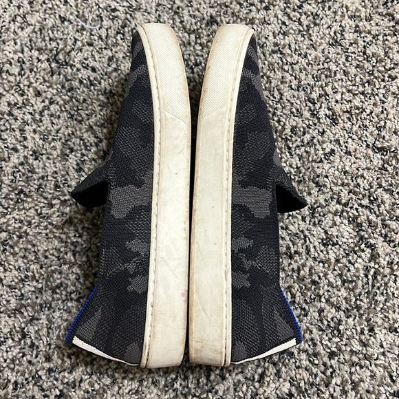 Rothy’s Original Slip On Sneaker Grey Camo - Picture 4 of 7